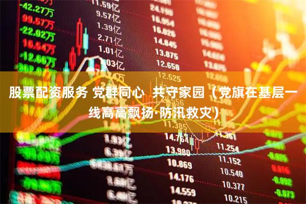 股票配资服务 党群同心  共守家园（党旗在基层一线高高飘扬·防汛救灾）